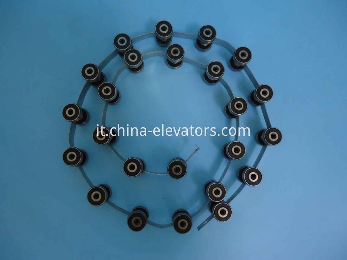 Reversing Chain for ThyssenKrupp Velino Escalator 24 pair Rollers, Length 1270mm